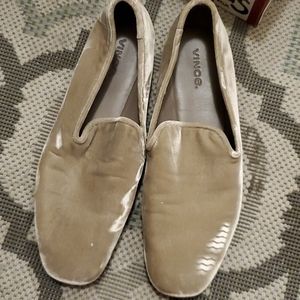 Vince velvet smoking loafers
